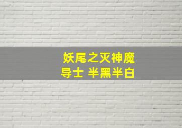 妖尾之灭神魔导士 半黑半白